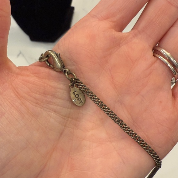 LOFT gold pendant tassel necklace - Picture 2 of 4